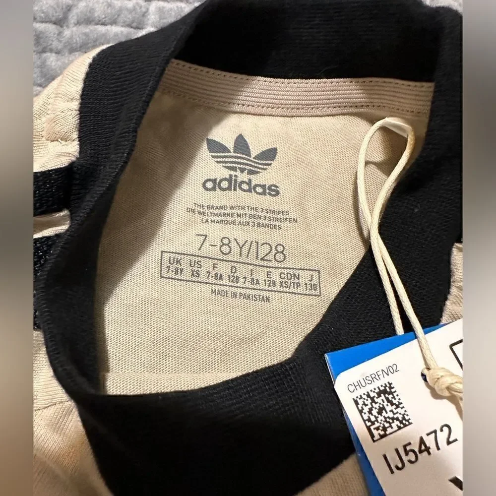 adidas Originals Adicolor 3-Stripes T-Shirt wonder beige size Xs